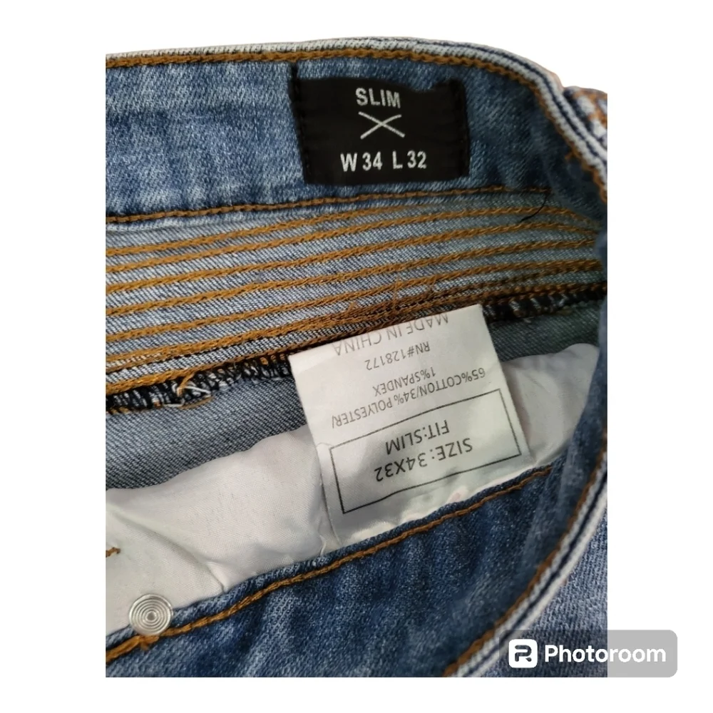 Mens ring of fire slim‎ fit jeans
